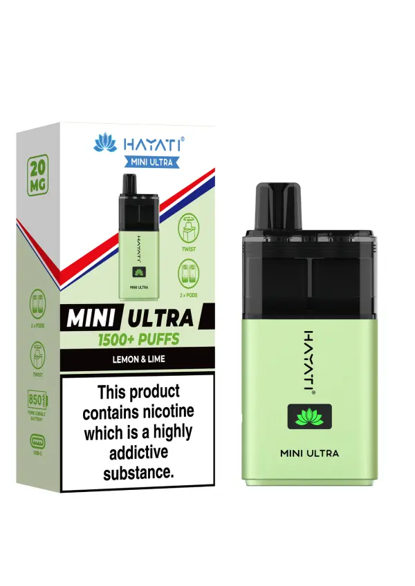  Lemon & Lime Hayati Mini Ultra Disposable Vape 